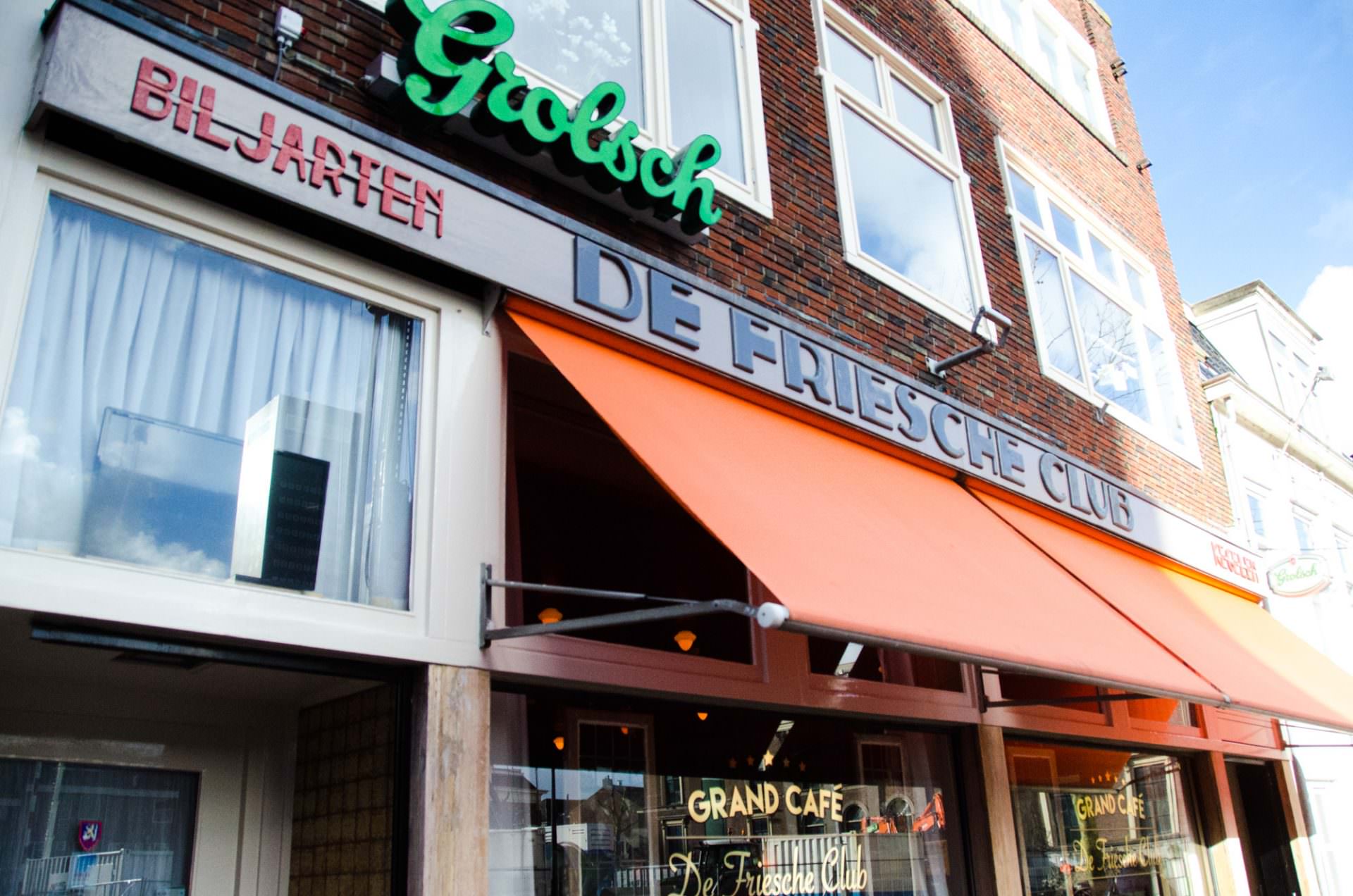 Zuivere koffie bij Grand Café De Friesche Club