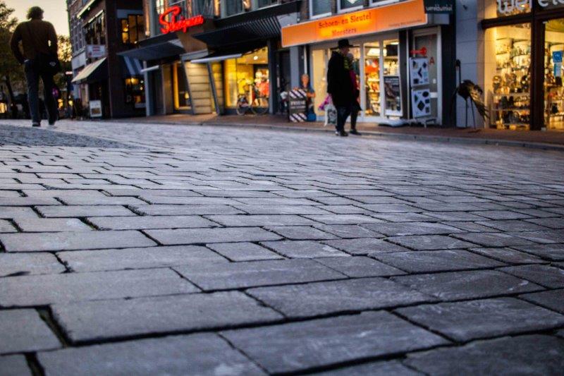 Spekgladde stenen op de Nieuwestad