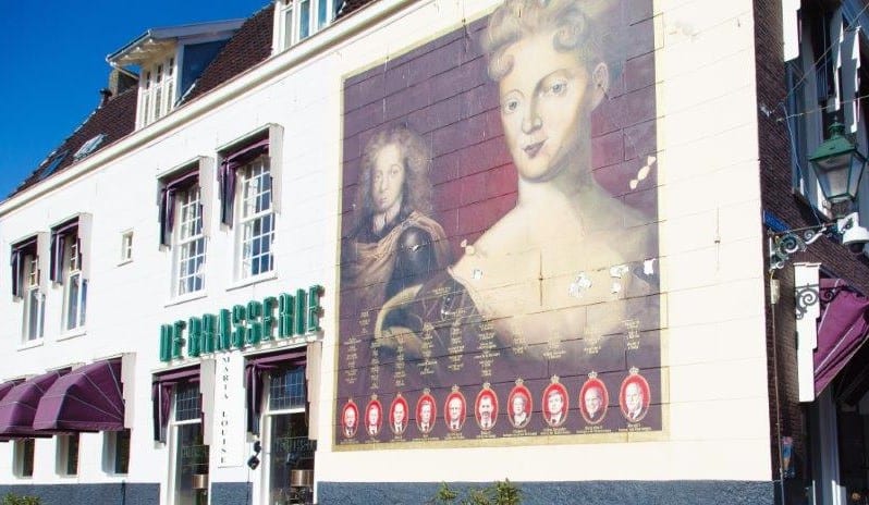Muurschildering Maria Louisa wordt vervangen