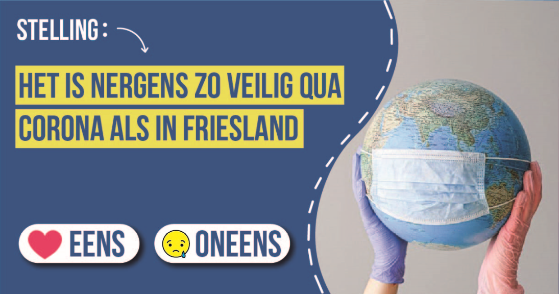 ''Het is nergens zo veilig qua corona als in Friesland''