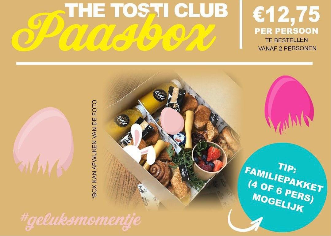 Laat je verwennen en bestel  de Paasbox van The Tosti Club!