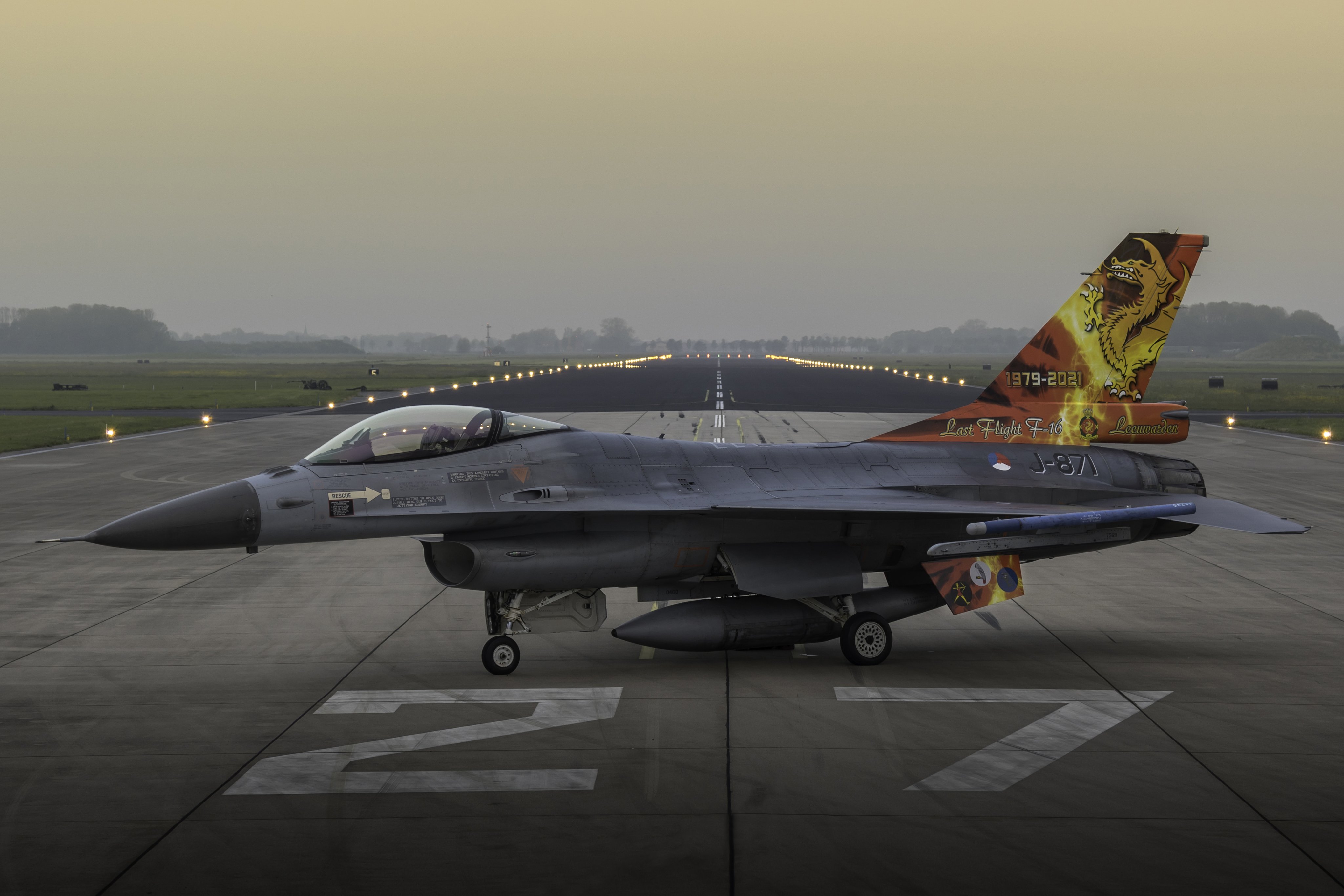 Vliegbasis Leeuwarden neemt afscheid van F-16's