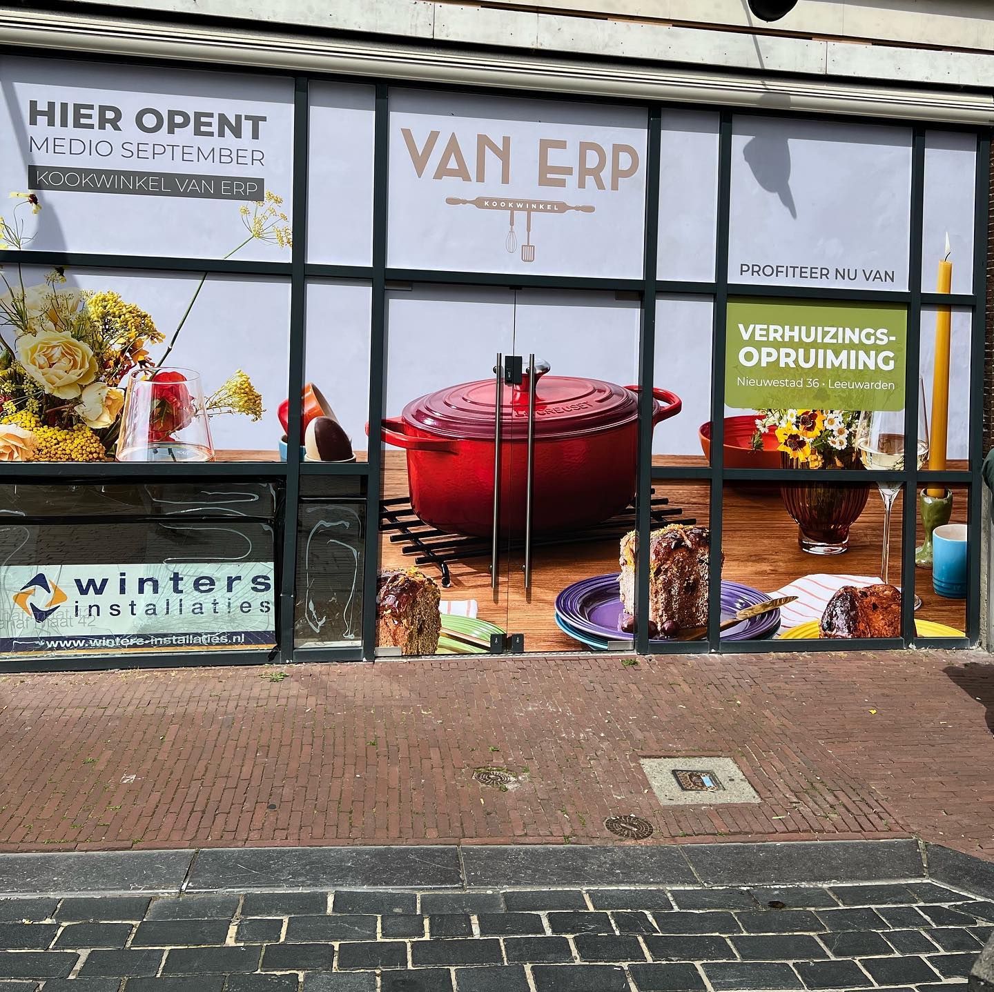 Kookwinkel Van Erp gaat verhuizen (maar blijft op de Nieuwestad)